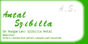 antal szibilla business card